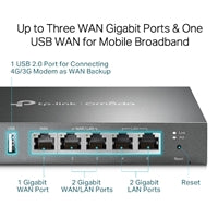 TP-Link Omada ER605 Gigabit VPN Router - 5-Port Multi-WAN SDN TP-Link Omada ER605 Gigabit VPN Router - 5-Port Multi-WAN SDN